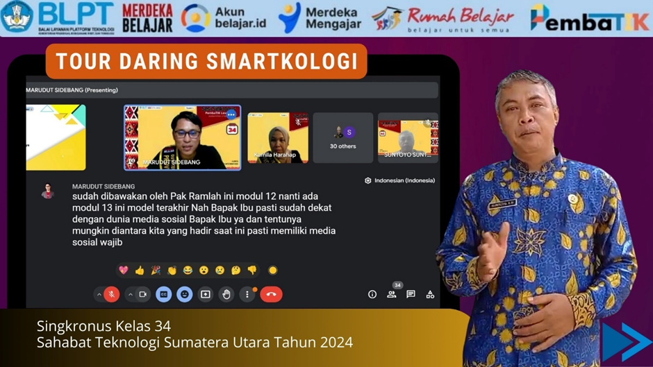 Singkronus Kelas 34 Sahabat Teknologi Sumatera Utara Tahun 2024